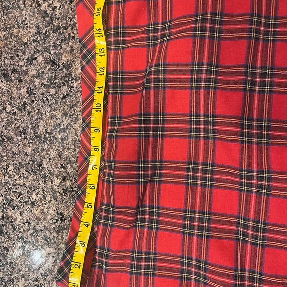 Plaid Red Women's Skirt - Picture 7 of 7